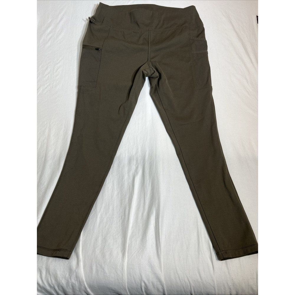 Carhartt Pants Green Fitted Cargo Utility Legging Pull On Work Size L